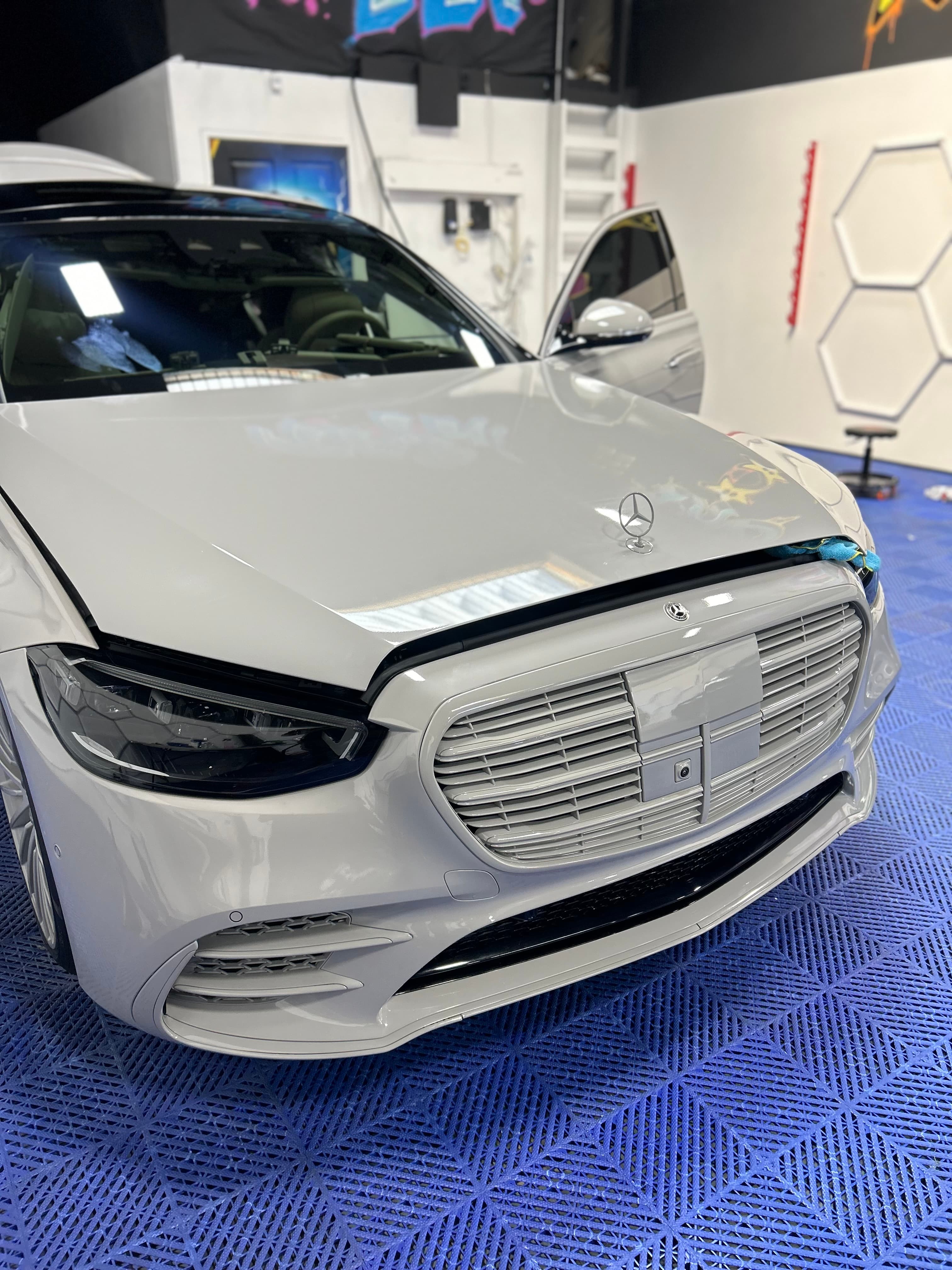 Vinyl wrap detail — professional craftsmanship